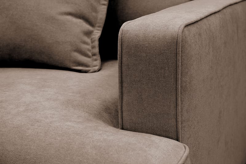 Rossita lyx Erittäin syvä Nojatuoli - Ruskea Kangas - Huonekalut - Tuoli & nojatuoli - Nojatuoli & lepotuoli