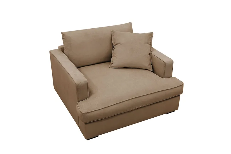 Rossita lyx Erittäin syvä Nojatuoli - Ruskea Vakosametti - Huonekalut - Tuoli & nojatuoli - Nojatuoli & lepotuoli