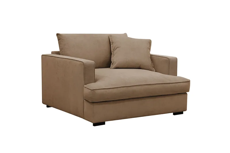 Rossita lyx Erittäin syvä Nojatuoli - Ruskea Vakosametti - Huonekalut - Tuoli & nojatuoli - Nojatuoli & lepotuoli