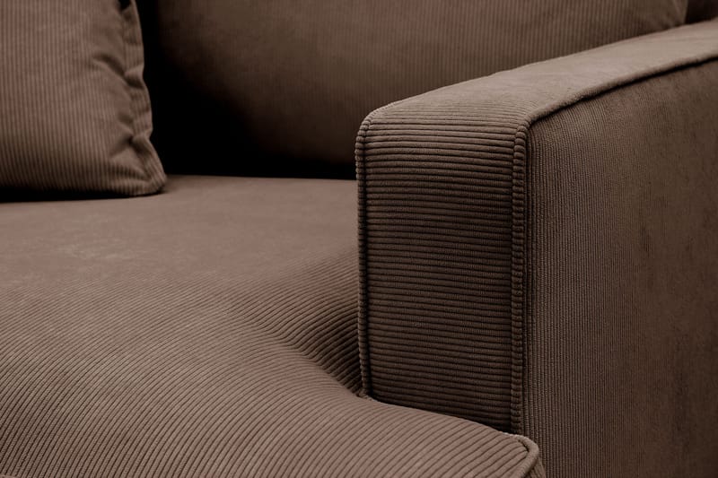 Rossita lyx Erittäin syvä Nojatuoli - Ruskea Vakosametti - Huonekalut - Tuoli & nojatuoli - Nojatuoli & lepotuoli