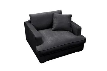 Rossita lyx Erittäin syvä Nojatuoli - Trenza 01, Musta Chenille - Huonekalut - Tuoli & nojatuoli - Nojatuoli & lepotuoli