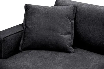 Rossita lyx Erittäin syvä Nojatuoli - Trenza 01, Musta Chenille - Huonekalut - Tuoli & nojatuoli - Nojatuoli & lepotuoli