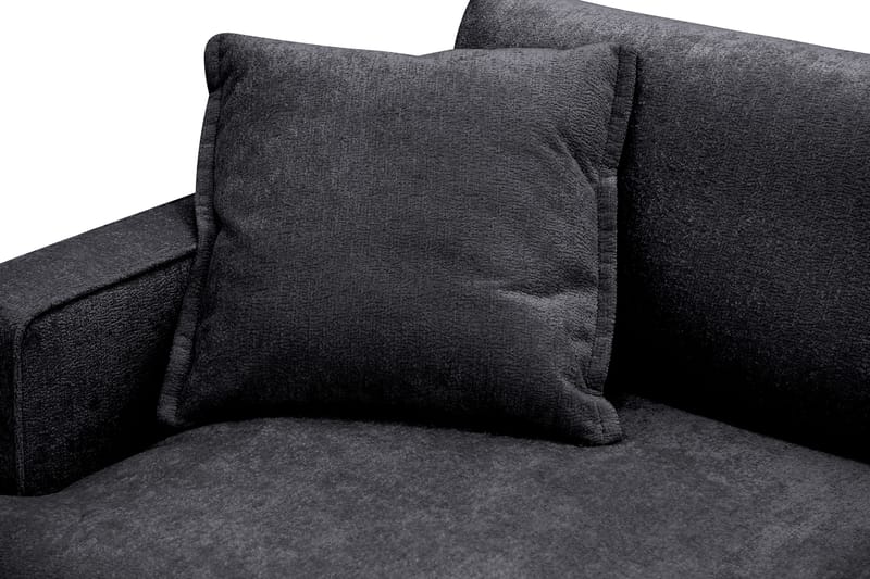 Rossita lyx Erittäin syvä Nojatuoli - Trenza 01, Musta Chenille - Huonekalut - Tuoli & nojatuoli - Nojatuoli & lepotuoli