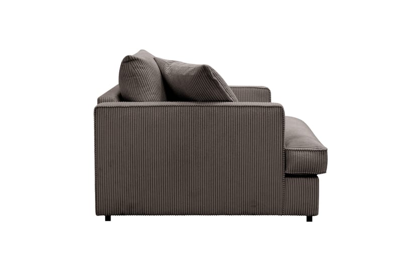 Rossita lyx Erittäin syvä Nojatuoli - Tummanharmaa Vakosametti - Huonekalut - Tuoli & nojatuoli - Nojatuoli & lepotuoli