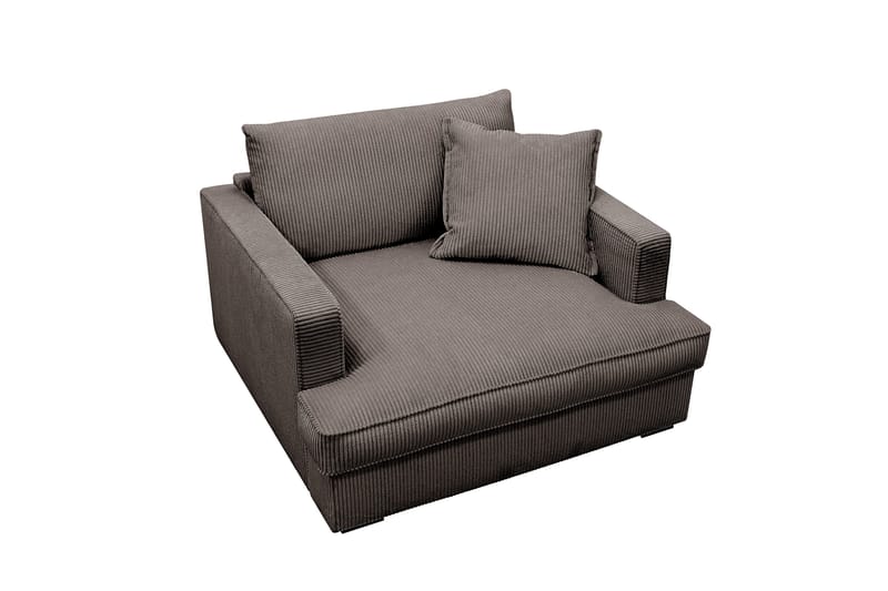 Rossita lyx Erittäin syvä Nojatuoli - Tummanharmaa Vakosametti - Huonekalut - Tuoli & nojatuoli - Nojatuoli & lepotuoli