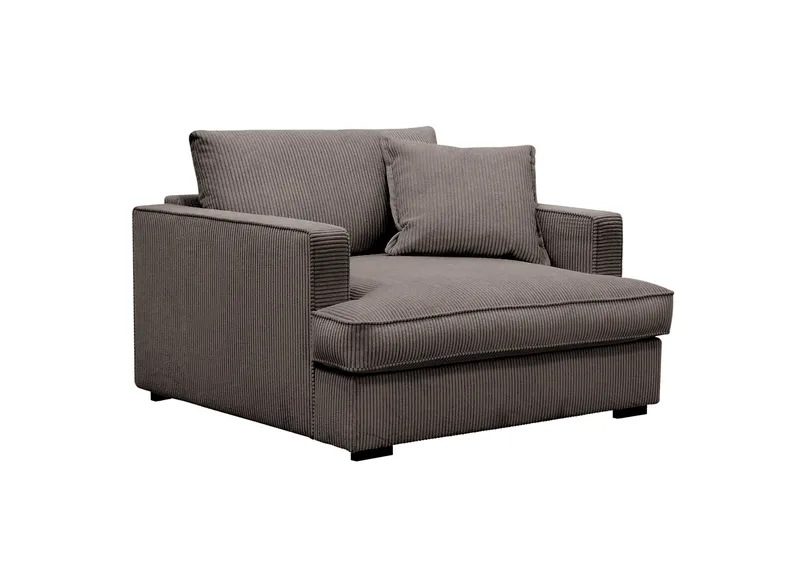 Rossita lyx Erittäin syvä Nojatuoli - Tummanharmaa Vakosametti - Huonekalut - Tuoli & nojatuoli - Nojatuoli & lepotuoli