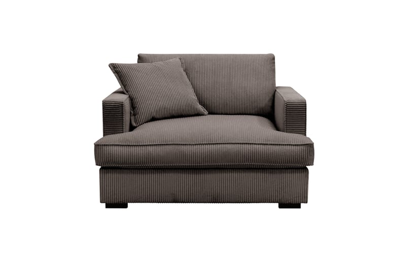 Rossita lyx Erittäin syvä Nojatuoli - Tummanharmaa Vakosametti - Huonekalut - Tuoli & nojatuoli - Nojatuoli & lepotuoli