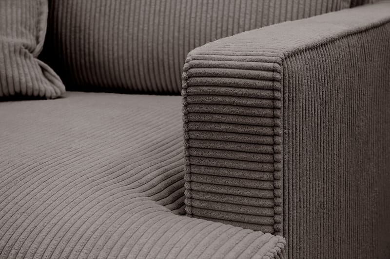 Rossita lyx Erittäin syvä Nojatuoli - Tummanharmaa Vakosametti - Huonekalut - Tuoli & nojatuoli - Nojatuoli & lepotuoli