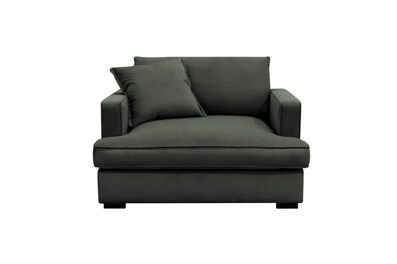 Rossita lyx Erittäin syvä Nojatuoli, Tummanvihreä Vakosametti