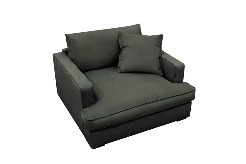 Rossita lyx Erittäin syvä Nojatuoli - Tummanvihreä Vakosametti - Huonekalut - Tuoli & nojatuoli - Nojatuoli & lepotuoli
