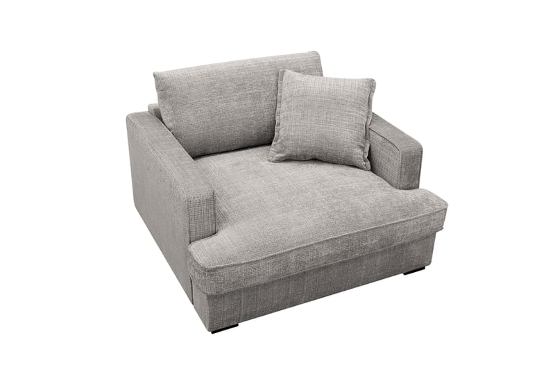 Rossita lyx Erittäin syvä Nojatuoli - Vaaleanharmaa Chenille - Huonekalut - Tuoli & nojatuoli - Nojatuoli & lepotuoli