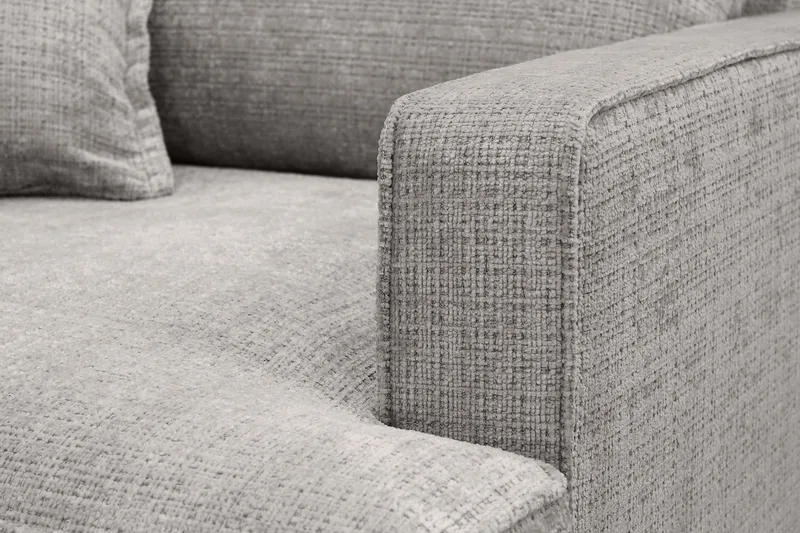 Rossita lyx Erittäin syvä Nojatuoli - Vaaleanharmaa Chenille - Huonekalut - Tuoli & nojatuoli - Nojatuoli & lepotuoli