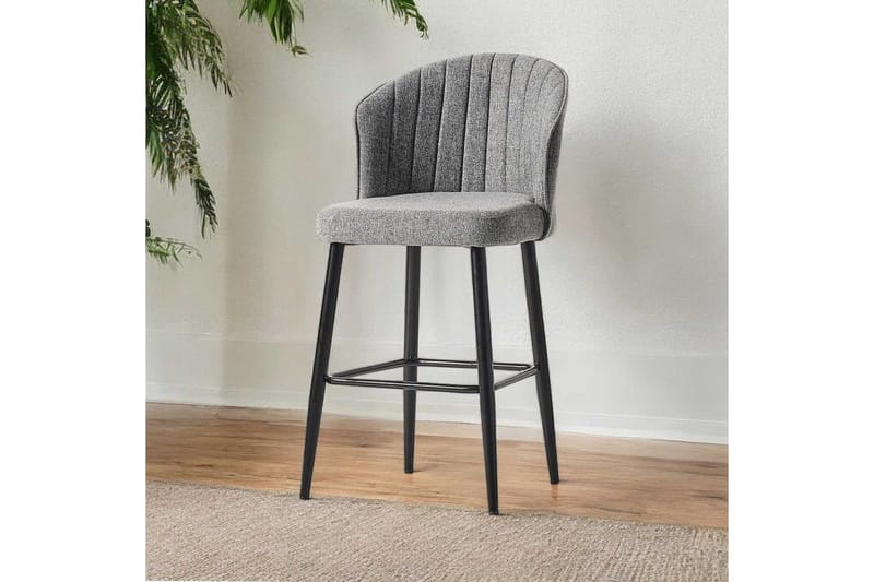 Rubi Baariryhmä 52 cm - Harmaa/Musta - Huonekalut - Tuoli & nojatuoli - Baarituoli