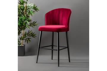 Rubi Baariryhmä 52 cm - Punainen/Musta - Huonekalut - Tuoli & nojatuoli - Baarituoli
