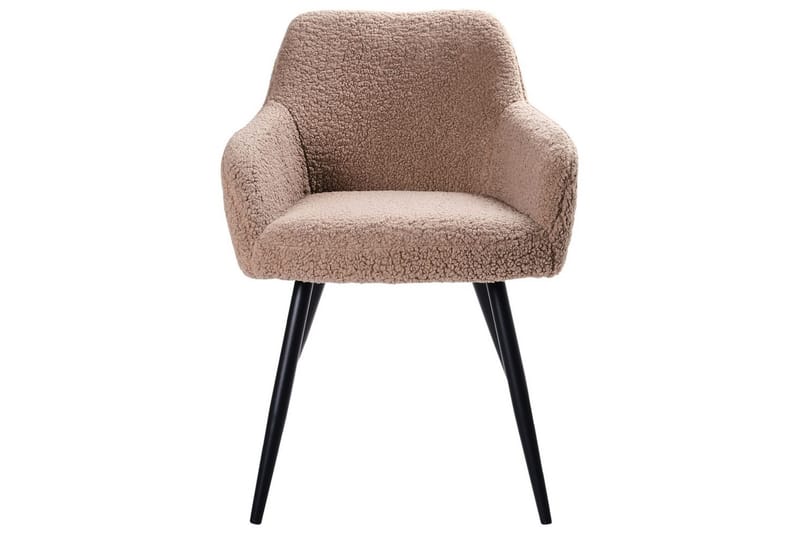 Ruokapöydän tuoli Casmalia 2 kpl Beige/musta - Beige/musta - Huonekalut - Tuoli & nojatuoli - Ruokapöydän tuolit