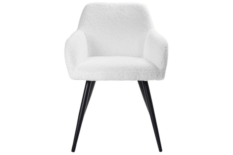 Ruokapöydän tuoli Casmalia 2 kpl Valkoinen/musta - Valkoinen/musta - Huonekalut - Tuoli & nojatuoli - Ruokapöydän tuolit