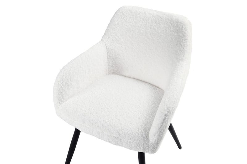 Ruokapöydän tuoli Casmalia 2 kpl Valkoinen/musta - Valkoinen/musta - Huonekalut - Tuoli & nojatuoli - Ruokapöydän tuolit