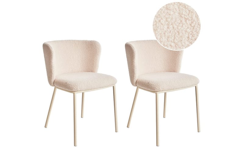 Ruokapöydän tuoli Mina II sarja 2 Beige, Beige