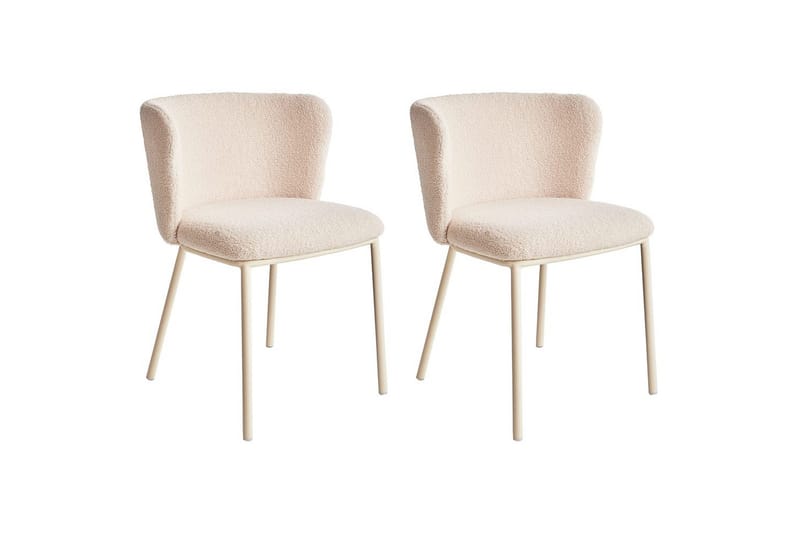 Ruokapöydän tuoli Mina II sarja 2 Beige - Beige - Huonekalut - Tuoli & nojatuoli - Ruokapöydän tuolit