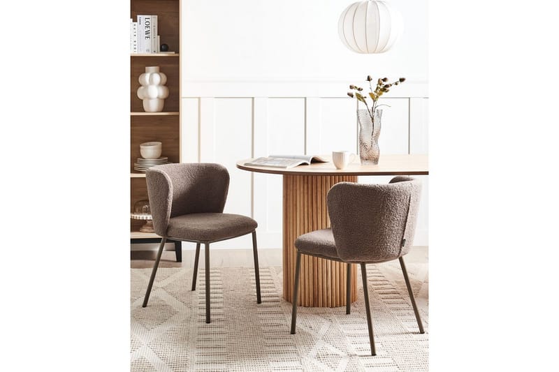Ruokapöydän tuoli Mina II sarja 2 Ruskea - Ruskea - Huonekalut - Tuoli & nojatuoli - Ruokapöydän tuolit