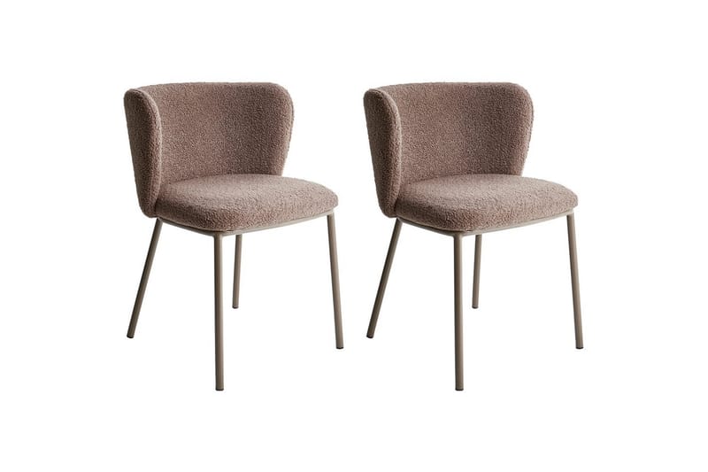 Ruokapöydän tuoli Mina II sarja 2 Ruskea - Ruskea - Huonekalut - Tuoli & nojatuoli - Ruokapöydän tuolit