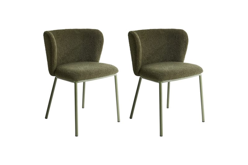 Ruokapöydän tuoli Mina II sarja 2 Vihreä - Vihreä - Huonekalut - Tuoli & nojatuoli - Ruokapöydän tuolit