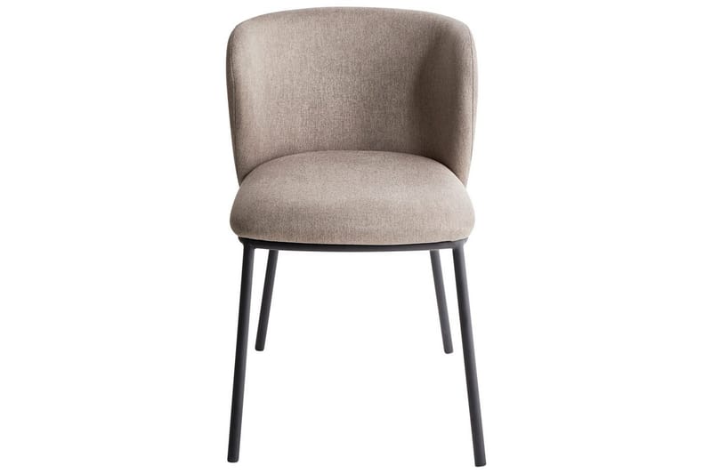 Ruokapöydän tuoli Mina sarja 2 Beige/musta - Beige/musta - Huonekalut - Tuoli & nojatuoli - Ruokapöydän tuolit