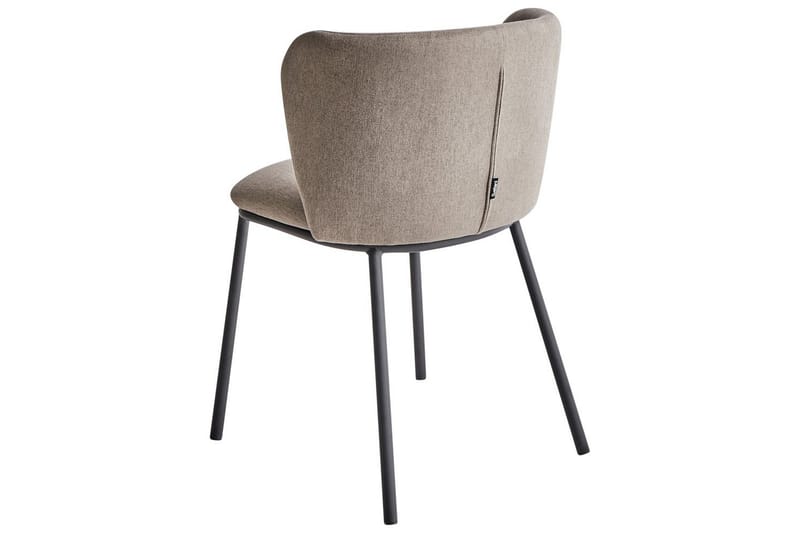 Ruokapöydän tuoli Mina sarja 2 Beige/musta - Beige/musta - Huonekalut - Tuoli & nojatuoli - Ruokapöydän tuolit