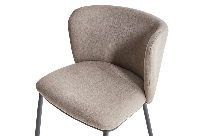 Ruokapöydän tuoli Mina sarja 2 Beige/musta - Beige/musta - Huonekalut - Tuoli & nojatuoli - Ruokapöydän tuolit