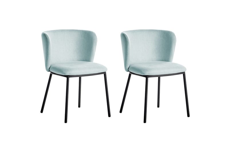 Ruokapöydän tuoli Mina sarja 2 Sininen/Musta, Sininen/Musta