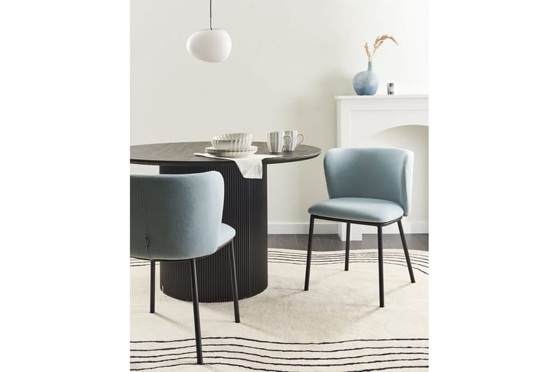 Ruokapöydän tuoli Mina sarja 2 Sininen/Musta - Sininen/Musta - Huonekalut - Tuoli & nojatuoli - Ruokapöydän tuolit