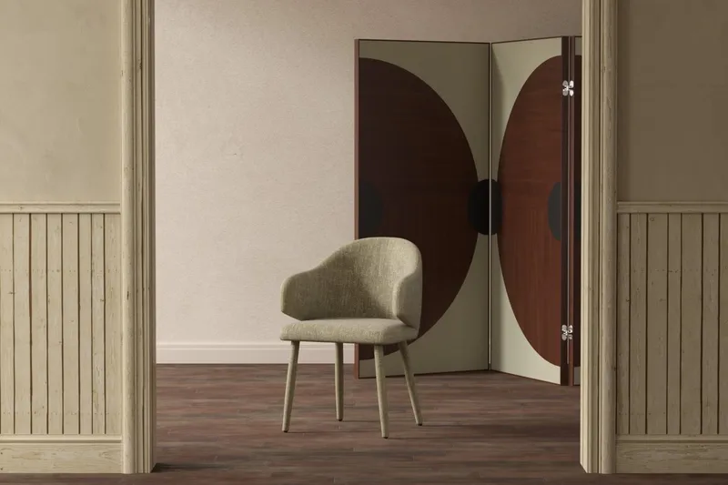 Ruokapöydän tuoli Venture Home Evelin Beige, beige