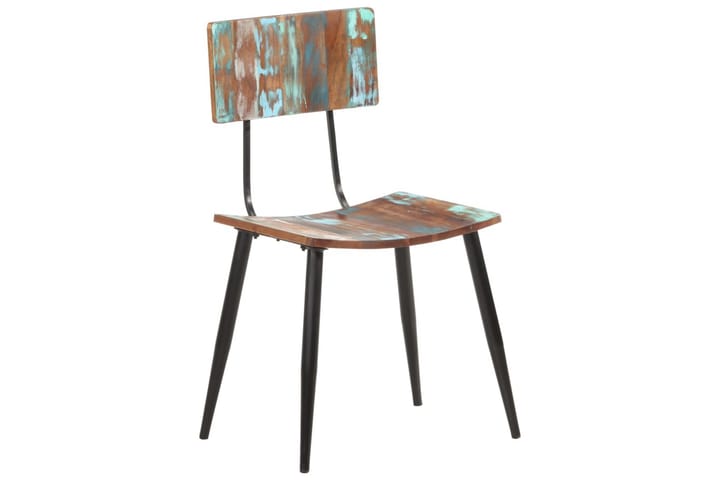Ruokapöydän tuolit 2 kpl täysi uusiokäytetty puu - Ruokapöydän tuolit - Meikkituoli - Käsinojallinen tuoli