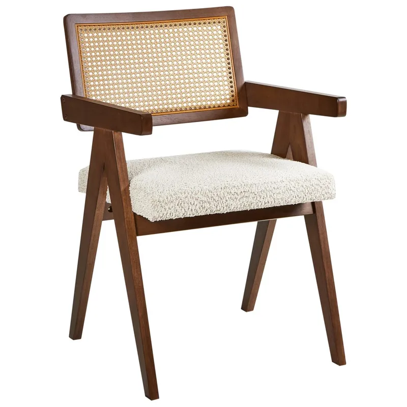 Ruokatuoli Ava 2-pakkaus - Tummanruskea, Beige - Huonekalut - Tuoli & nojatuoli - Ruokapöydän tuolit