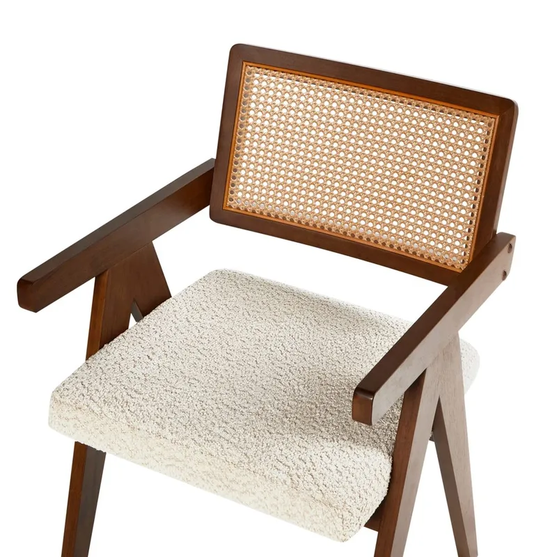 Ruokatuoli Ava 2-pakkaus - Tummanruskea, Beige - Huonekalut - Tuoli & nojatuoli - Ruokapöydän tuolit