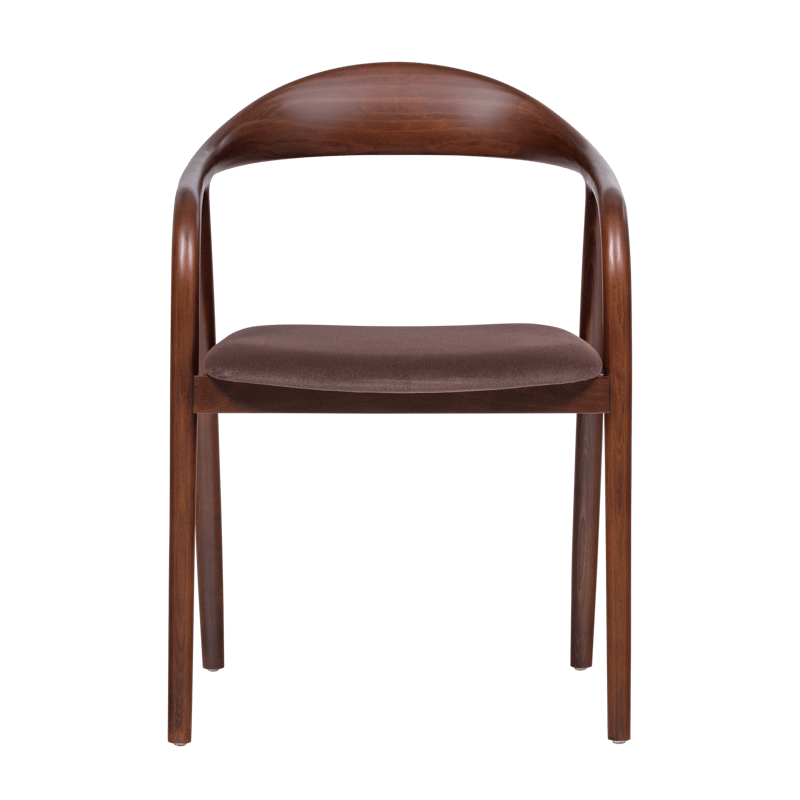 Ruokatuoli Bran käsinojilla - Ruskea - Huonekalut - Tuoli & nojatuoli - Ruokapöydän tuolit