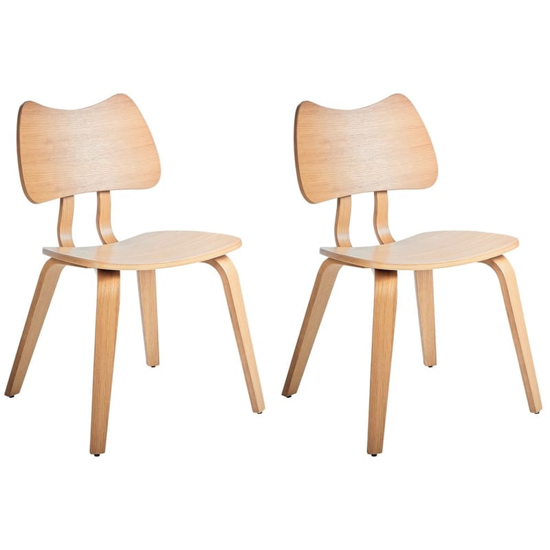 Ruokatuoli Diana 2-pakkaus - Vaaleanruskea - Huonekalut - Pöytä & ruokailuryhmä - Ruokailuryhmä