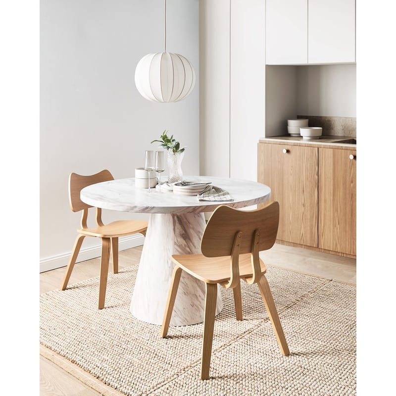 Ruokatuoli Diana 2-pakkaus - Vaaleanruskea - Huonekalut - Pöytä & ruokailuryhmä - Ruokailuryhmä