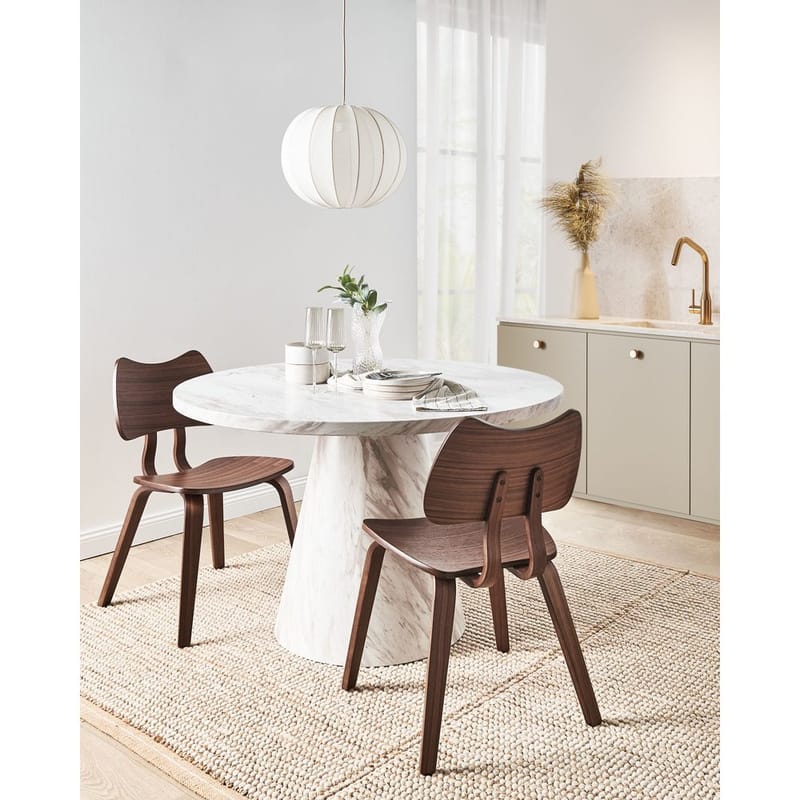 Ruokatuoli Diana 2-pakkaus - Tummanruskea - Huonekalut - Pöytä & ruokailuryhmä - Ruokailuryhmä