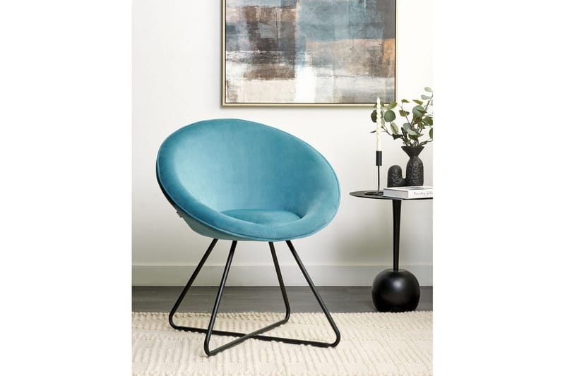 Ruokatuoli Floby ll - Sininen, Musta - Huonekalut - Tuoli & nojatuoli - Nojatuoli & lepotuoli