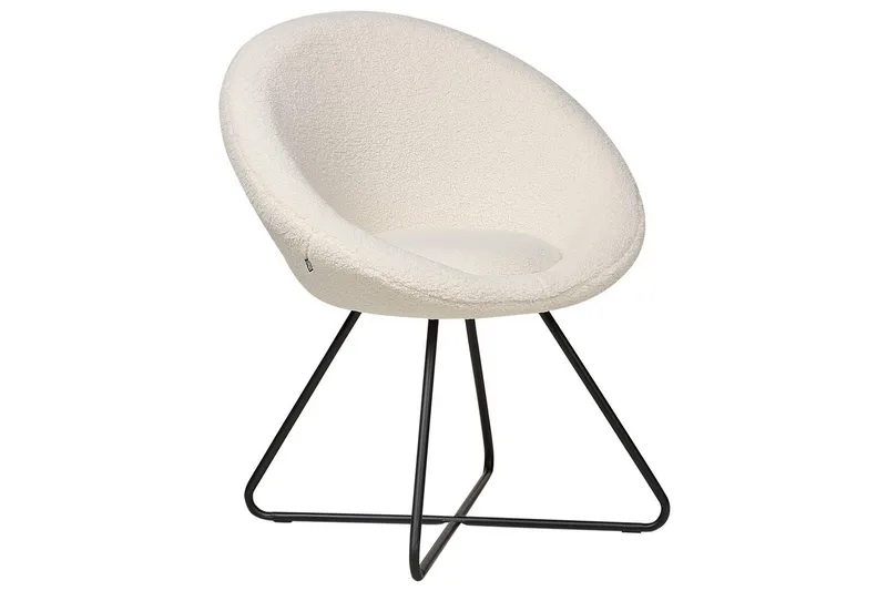 Ruokatuoli Floby ll - Valkoinen, Musta - Huonekalut - Tuoli & nojatuoli - Nojatuoli & lepotuoli