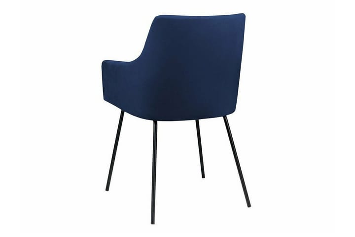 Ruokatuoli Glenarm - Musta/sininen - Ruokapöydän tuolit