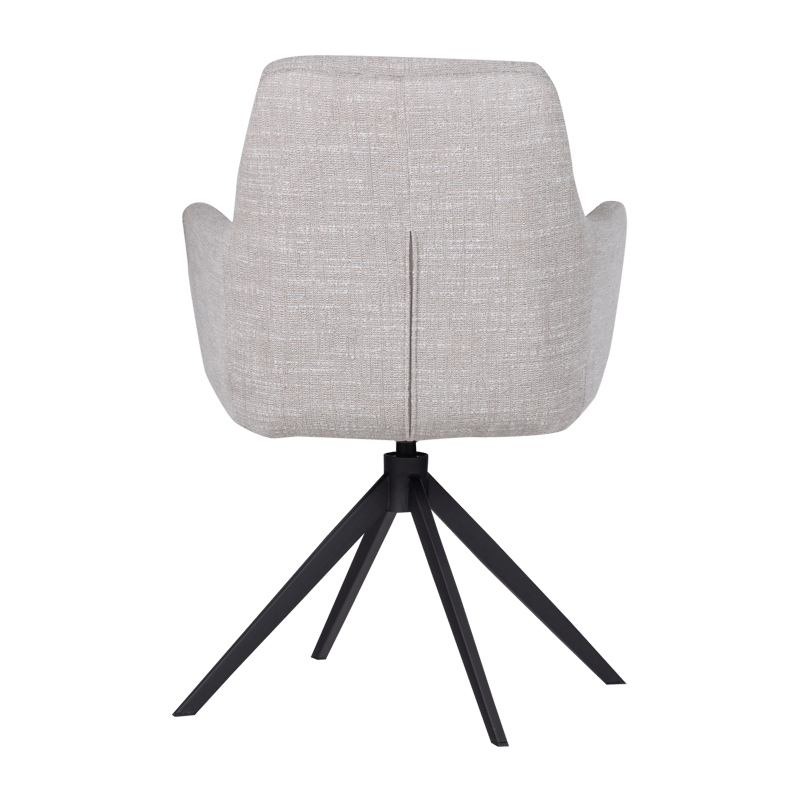 Ruokatuoli Grant pyörivällä toiminnolla - Luonnonväri melange - Huonekalut - Tuoli & nojatuoli - Ruokapöydän tuolit