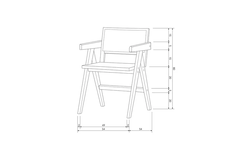 Ruokatuoli Gunn - Huonekalut - Tuoli & nojatuoli - Ruokapöydän tuolit