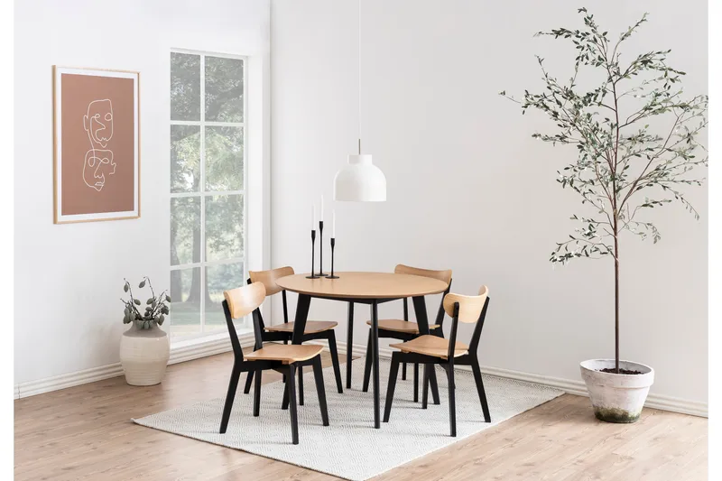 Ruokatuoli Hallaci - Luonnollinen - Huonekalut - Tuoli & nojatuoli - Ruokapöydän tuolit