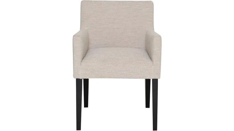 Ruokatuoli Hammar käsinojilla bouclé-kangasta - beige - Huonekalut - Tuoli & nojatuoli - Ruokapöydän tuolit