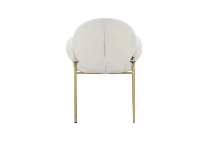 Ruokatuoli Iwama 2 osaa Kermanvärinen sametti - Kermanvärinen sametti - Huonekalut - Tuoli & nojatuoli - Ruokapöydän tuolit