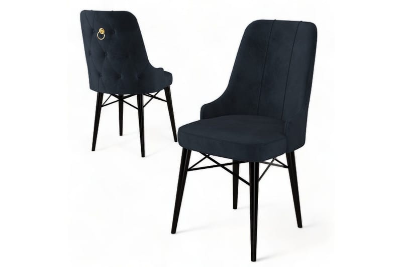 Ruokatuoli Jandela Antrasiitti / Musta - Antrasiitti / Musta - Huonekalut - Tuoli & nojatuoli - Ruokapöydän tuolit