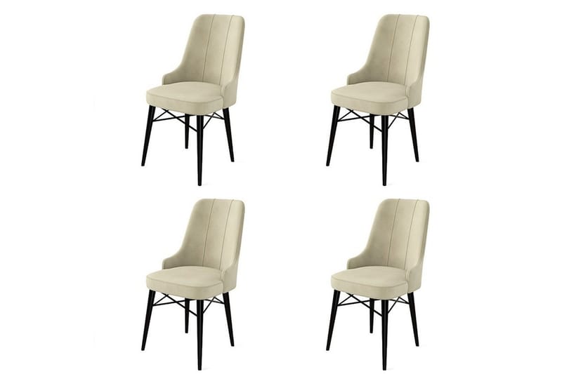 Ruokatuoli Jandela Kerma / Musta, Kerma / Musta