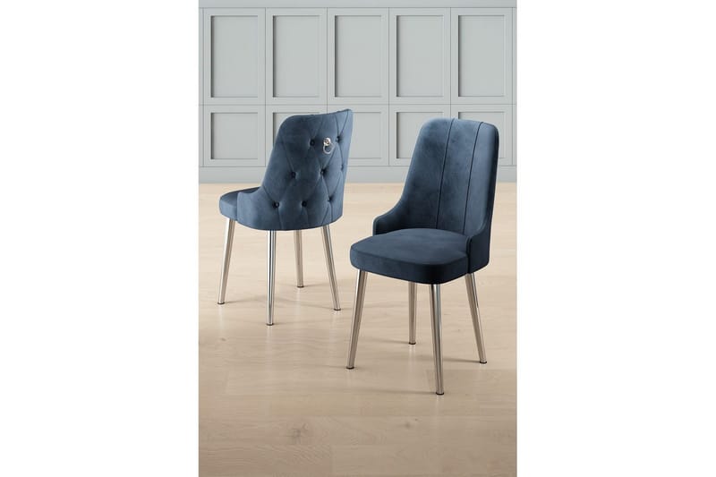 Ruokatuoli Jebi Antrasiitti / Kromi - Antrasiitti / Kromi - Huonekalut - Tuoli & nojatuoli - Ruokapöydän tuolit